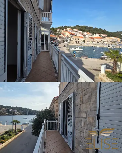 STEINHAUS IN ERSTER REIHE AM MEER – BUCHT BRNA / SÜDSEITE DER INSEL KORČULA