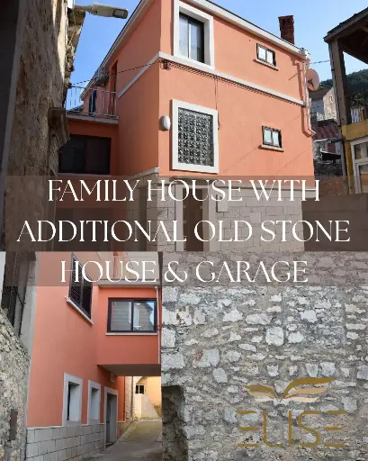 FAMILY HOUSE WITH OLD STONE HOUSE & GARAGE  – BLATO | €460,000