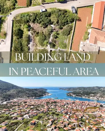 BAUGRUNDSTÜCK IN VELA LUKA – RUHIGE LAGE